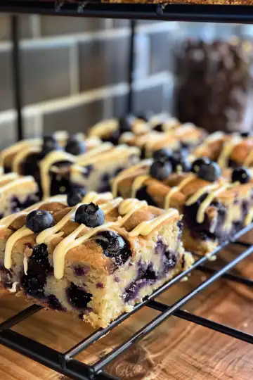 Blueberry White Chocolate Blondies taken with iphone 15 pro max --iw 2 --ar 4:5 --v 6.0 --raw