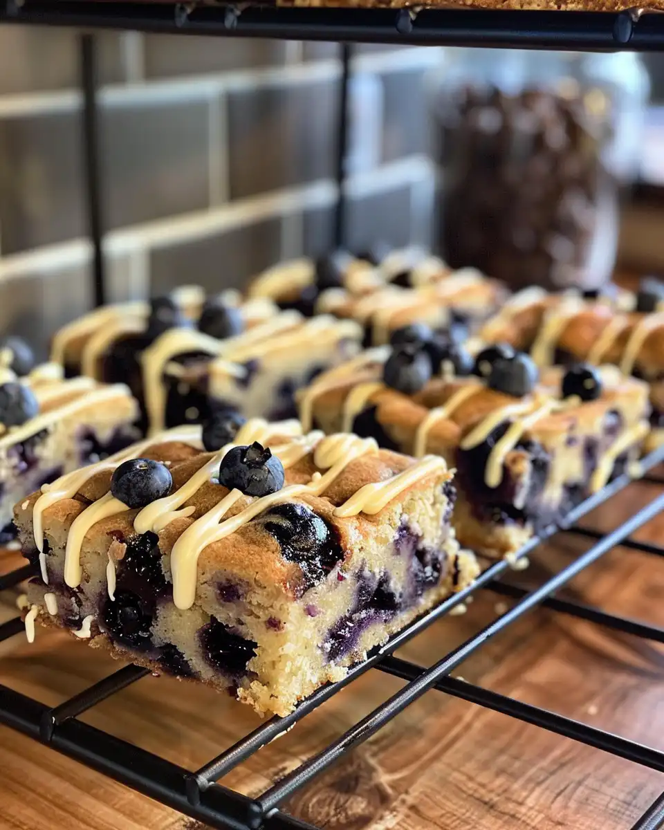 Pressure cooker steaming blueberry and white chocolate blondie brownies