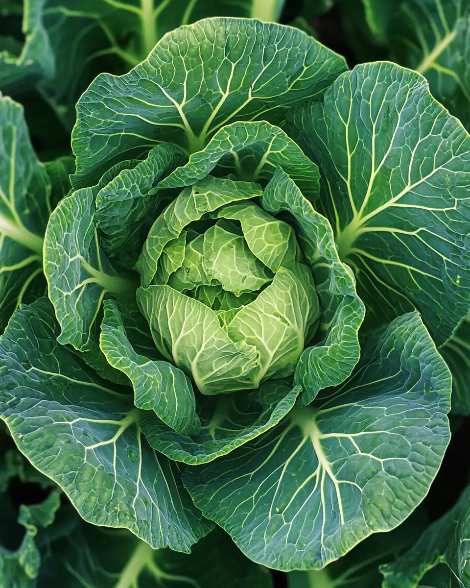 Finished tender cabbage sprinkled with fresh parsley