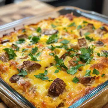 Breakfast Bagel Casserole taken with iphone 15 pro max --iw 2 --ar 4:5 --v 6.1 --raw