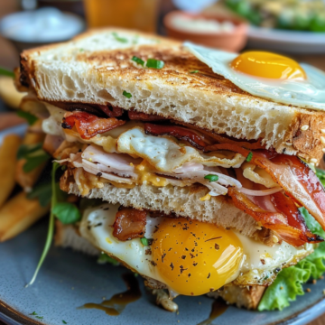 Breakfast Club Sandwich taken with iphone 15 pro max --iw 2 --ar 4:5 --v 6.0 --raw