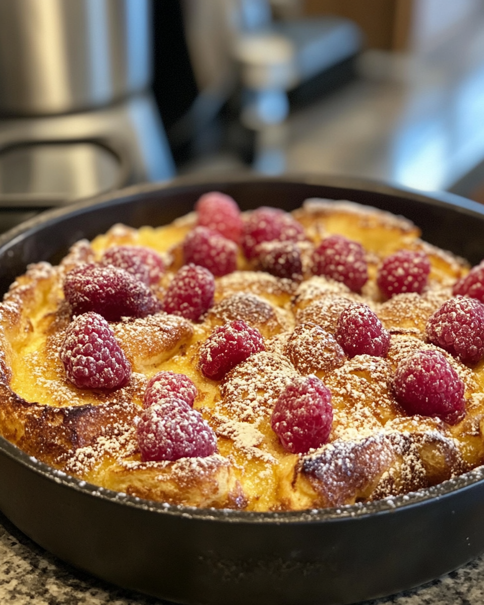 Close-up of the French toast