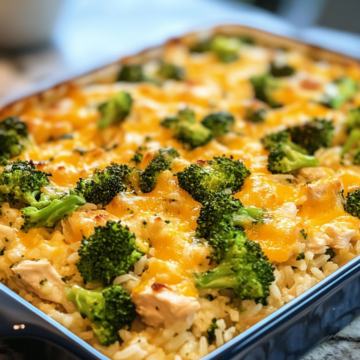 Broccoli chicken and rice casserole taken with iphone 15 pro max --iw 2 --ar 4:5 --v 6.1 --raw