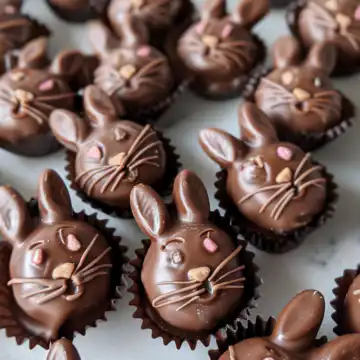 Bunny-Shaped Chocolate Truffles taken with iphone 15 pro max --iw 2 --ar 4:5 --v 6.0 --raw