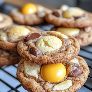 Cadbury Egg Cookies taken with iphone 15 pro max --iw 2 --ar 4:5 --v 6.1 --raw