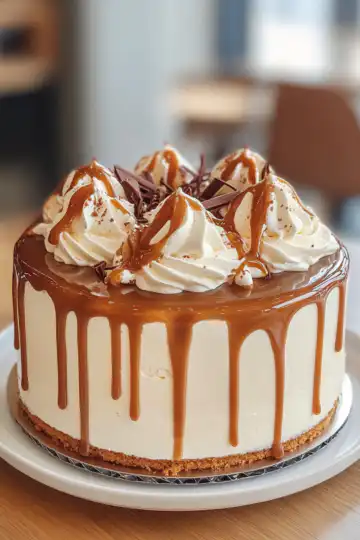 Caramel Cloud Cake taken with iphone 15 pro max --iw 2 --ar 4:5 --v 6.1 --raw