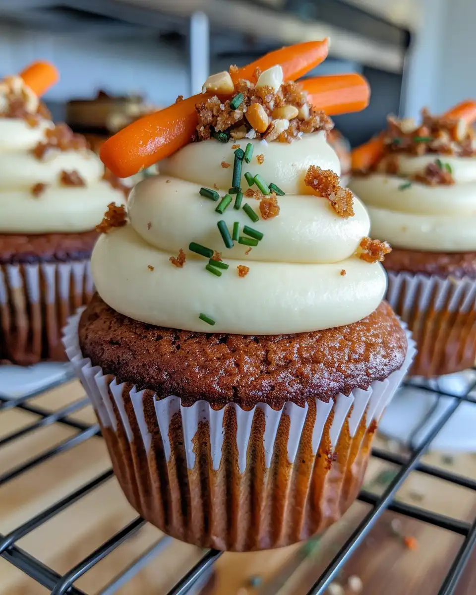 Ingredients for carrot cake cupcakes laid out on table