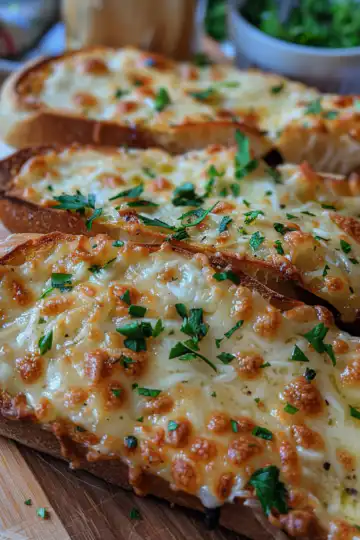 Cheesy garlic bread taken with iphone 15 pro max --iw 2 --ar 4:5 --v 6.0 --raw