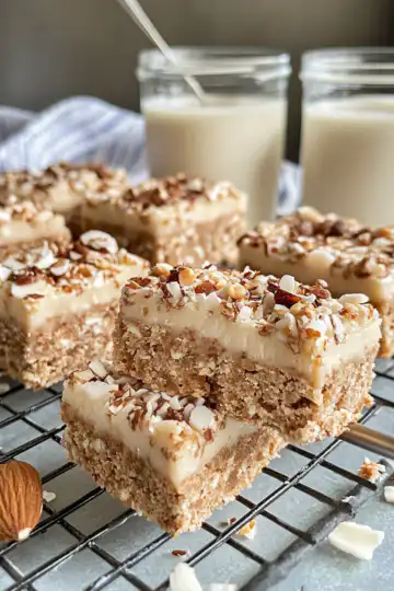 Chewy Coconut Bars taken with iphone 15 pro max --ar 4:5 --v 6.1 --raw