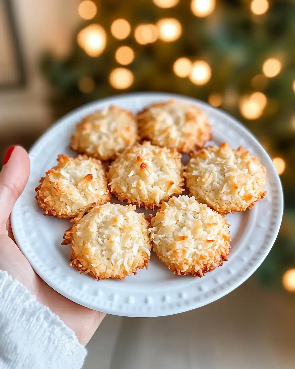 Pressure cooker cooking soft chewy coconut cookies with steam rising