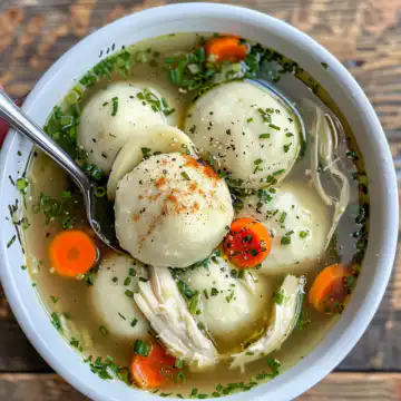 Chicken matzo ball soup taken with iphone 15 pro max --iw 2 --ar 4:5 --v 6.0 --raw