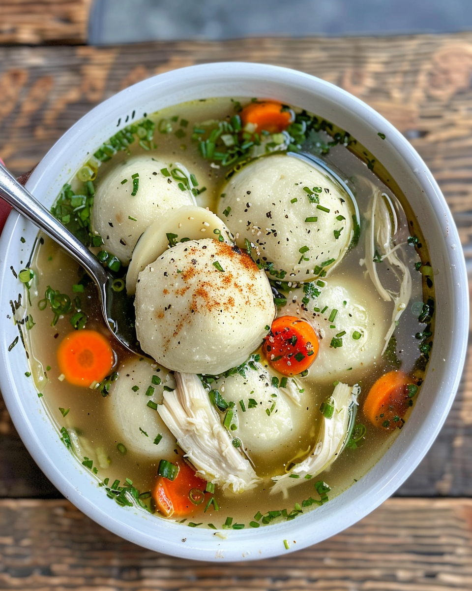 Chicken matzo ball soup - My Coffee Has Butter