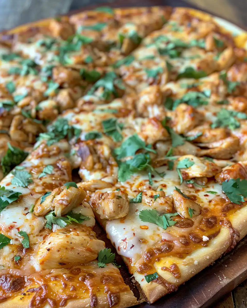 Ingredients for chili garlic chicken pizza including chicken, cheese, and Cholula sauce