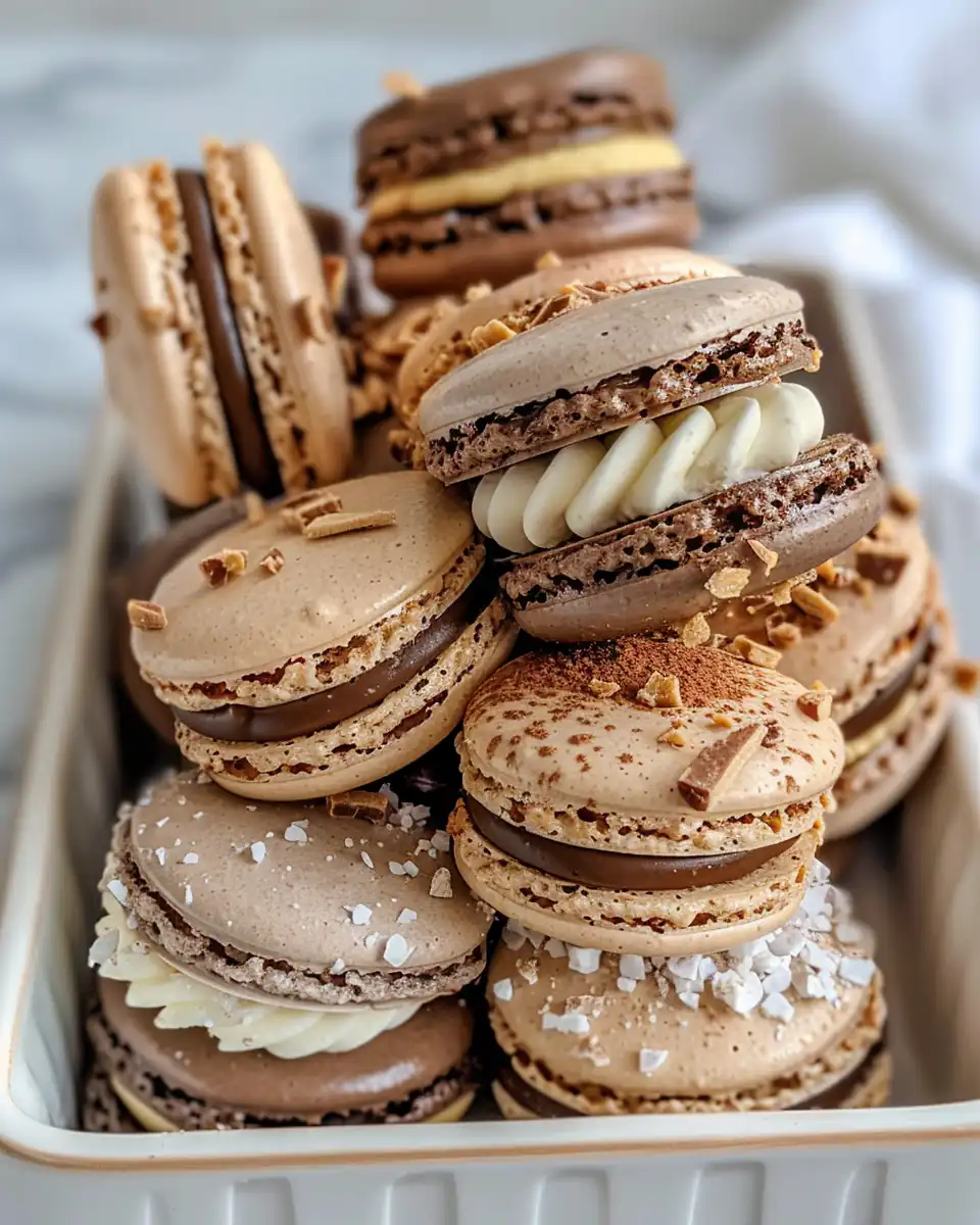 Ingredients for chocolate macarons laid out for baking in pressure cooker