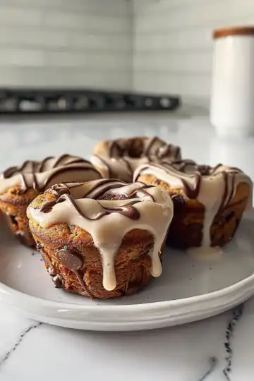Cinnamon Roll Protein Muffins taken with iphone 15 pro max --iw 2 --ar 4:5 --v 6.0 --raw