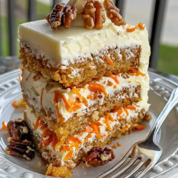 Classic carrot cake taken with iphone 15 pro max --iw 2 --ar 4:5 --v 6.0 --raw