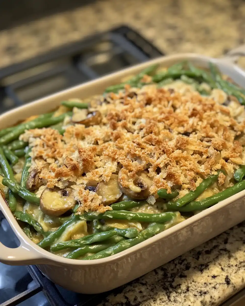 Pressure cooker cooking green beans