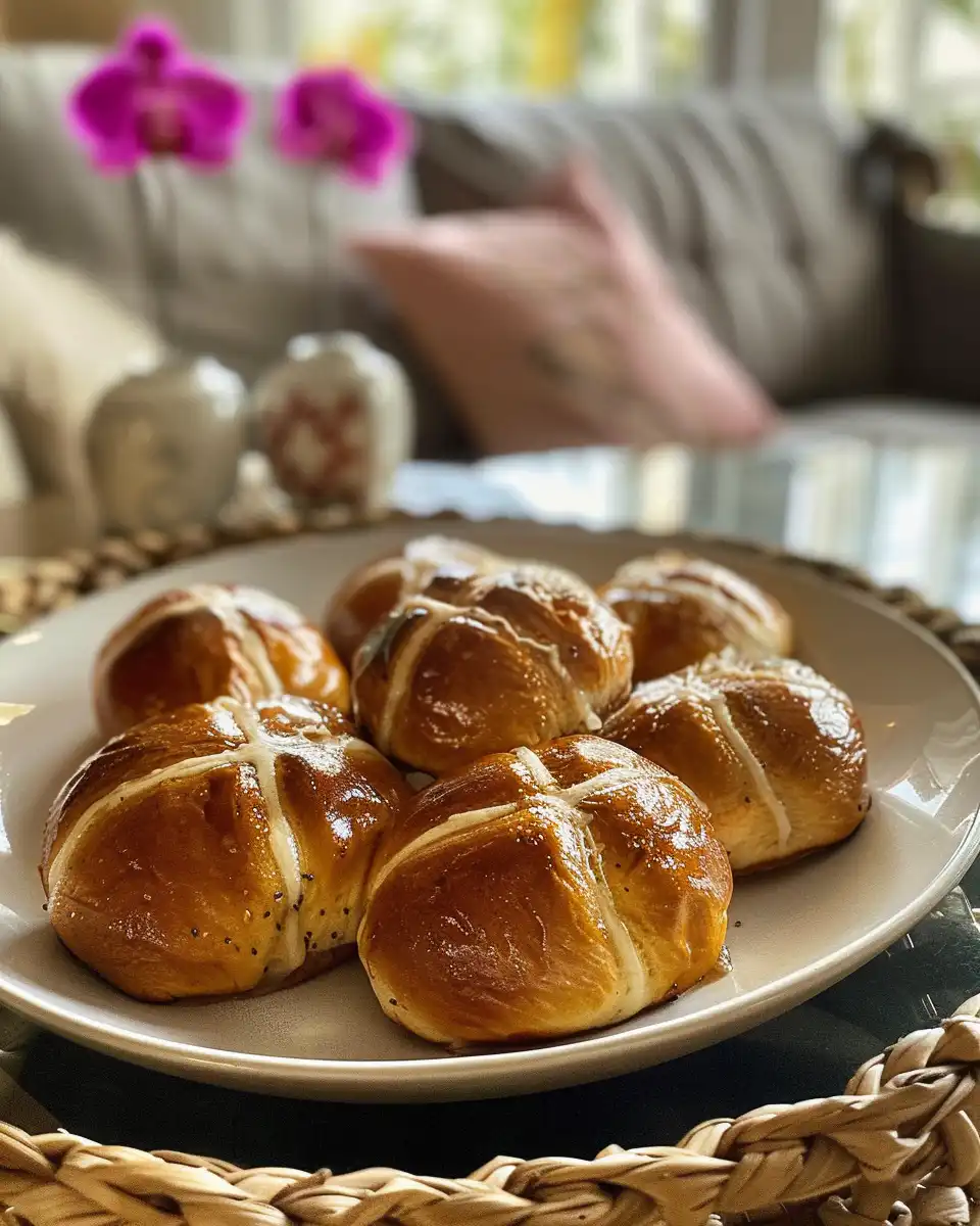 Ingredients for classic hot cross buns including spices and sultanas