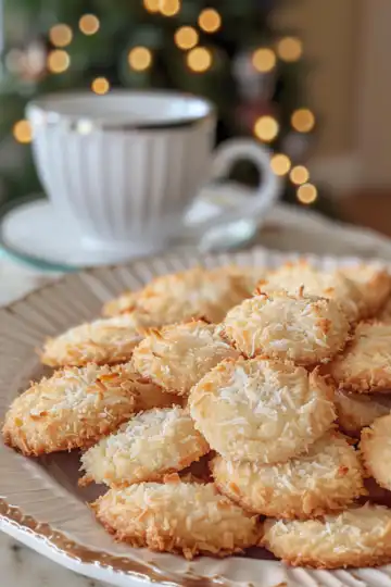 Coconut Meltaway Cookies taken with iphone 15 pro max --iw 2 --ar 4:5 --v 6.0 --raw