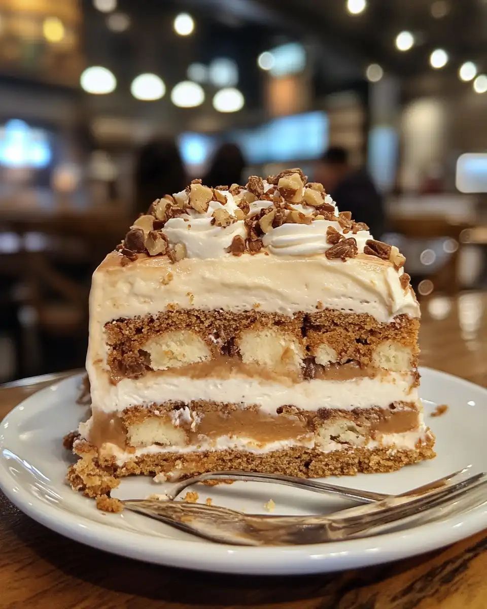 Close-up of crumb topping on coffee cake