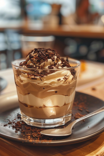 Coffee Mousse taken with iphone 15 pro max --iw 2 --ar 4:5 --v 6.0 --raw