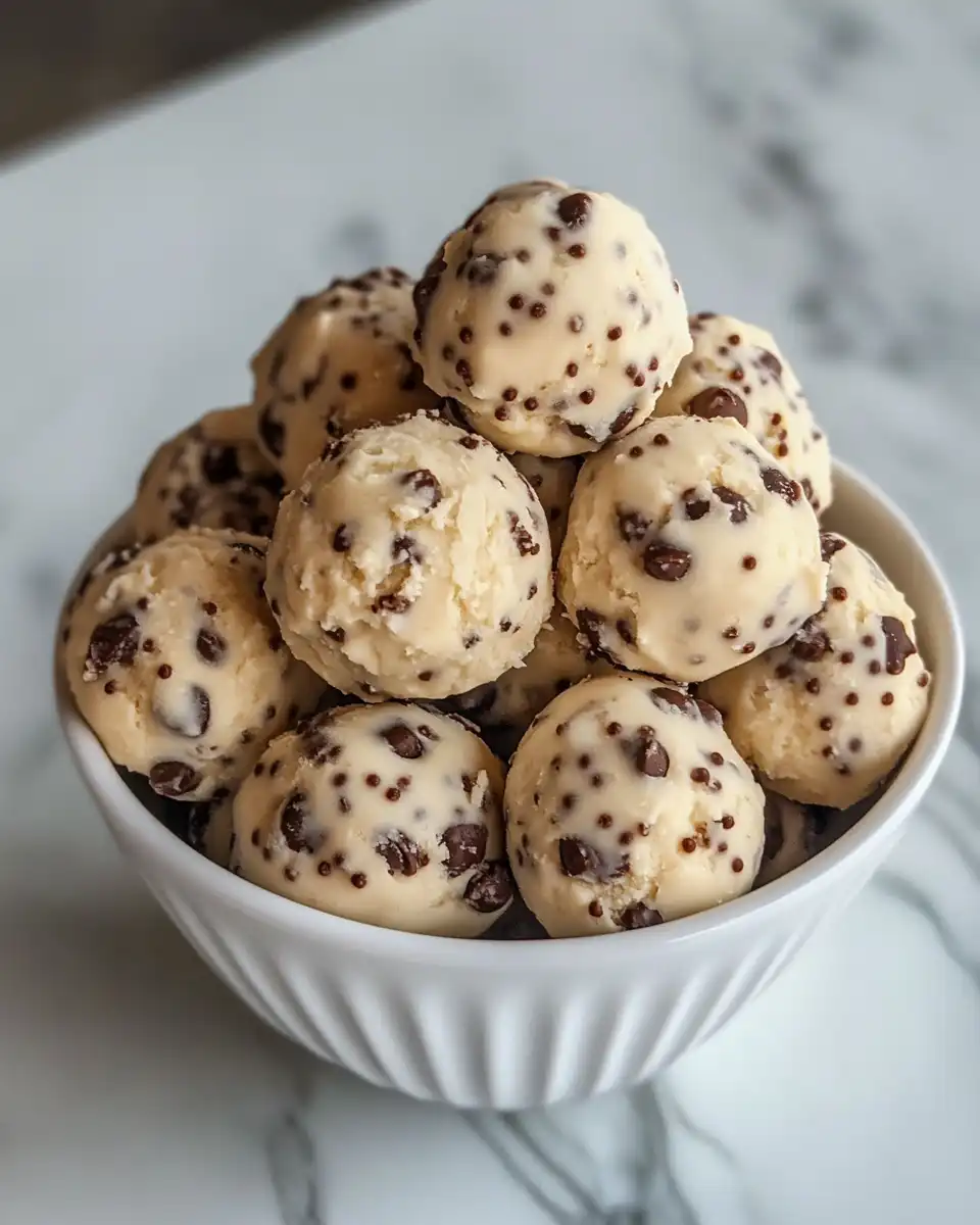 No bake protein cookie dough mixture - creamy peanut butter and Greek yogurt based
