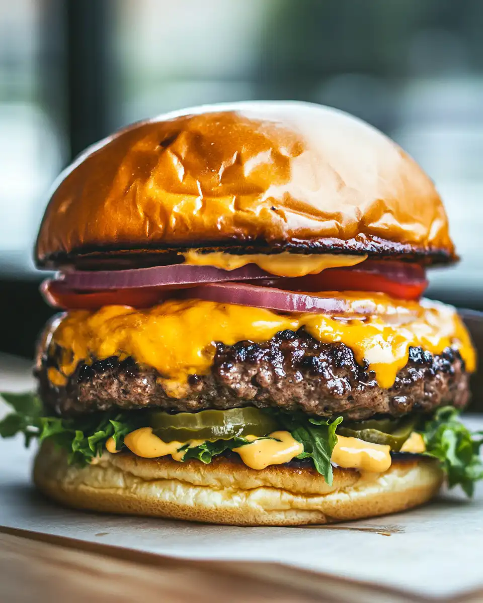 Ingredients and seasoning for crack burgers on countertop