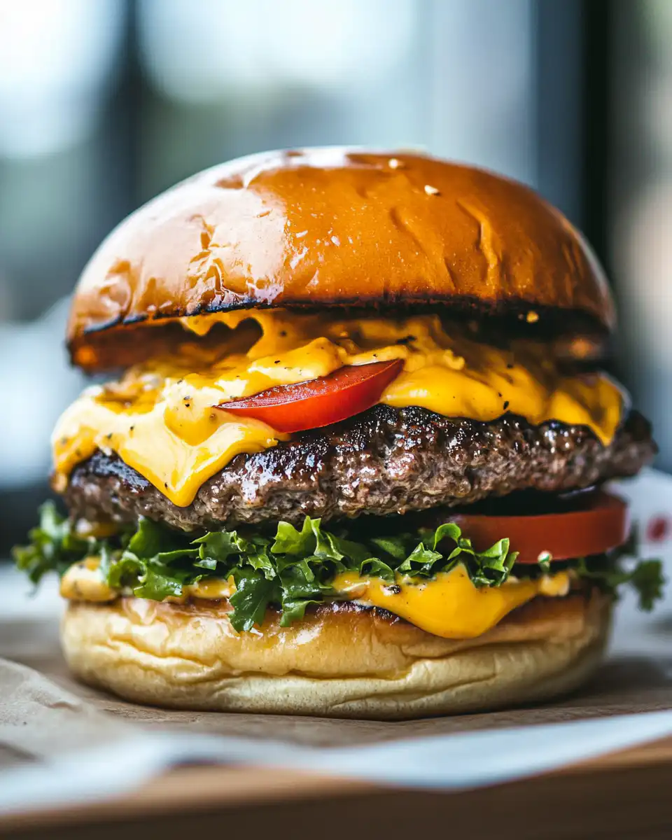Pressure cooker burger patties forming crust with flavorful steam aroma