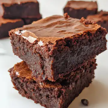 Craving These Flourless Greek Yogurt Brownies taken with iphone 15 pro max --iw 2 --ar 4:5 --v 6.1 --raw