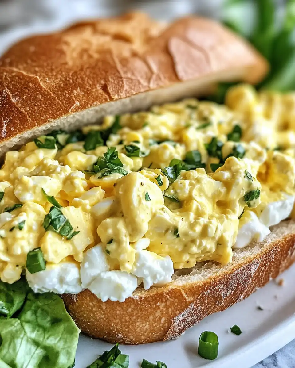 Ingredients for cottage cheese egg salad laid out on kitchen counter
