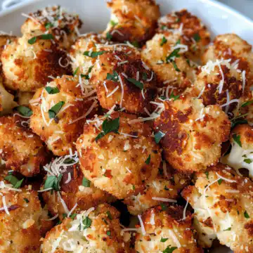 Crispy Parmesan Cauliflower Bites taken with iphone 15 pro max --iw 2 --ar 4:5 --v 6.0 --raw