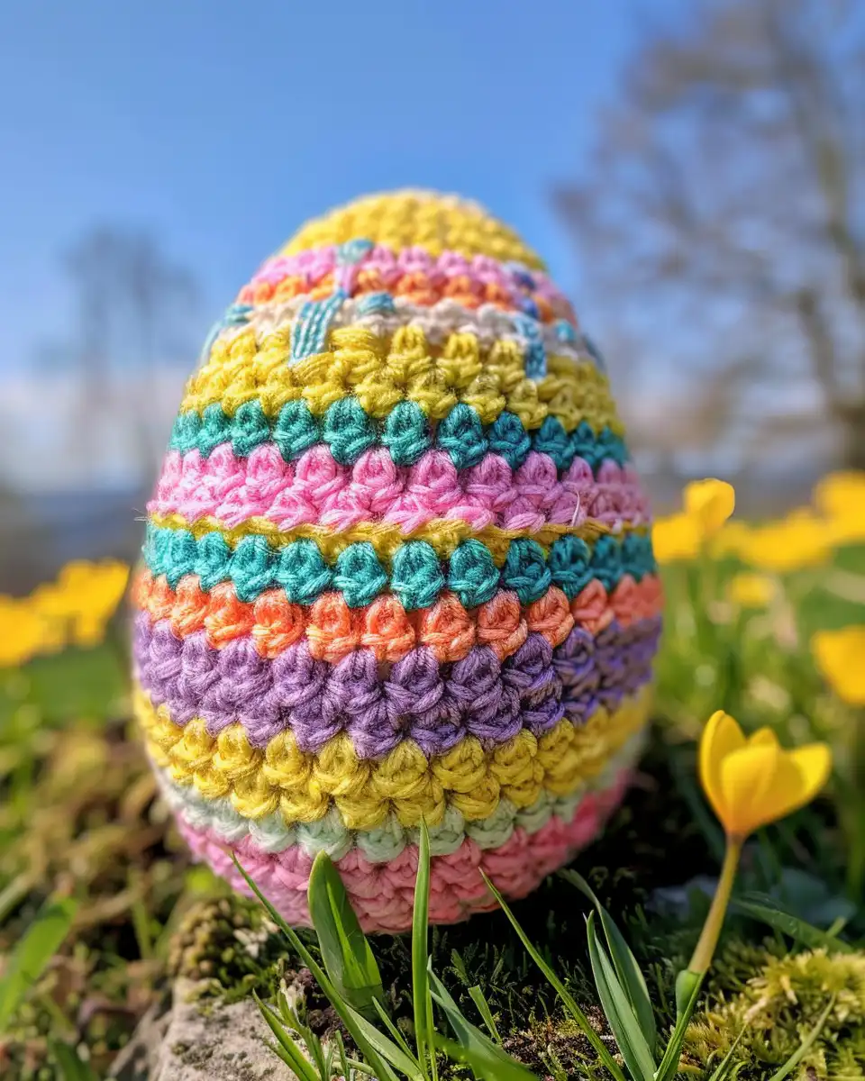 Colorful finished Easter themed muffins on a cooling rack