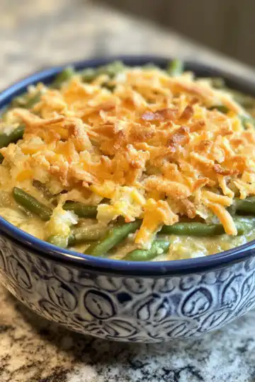 Crockpot green bean casserole taken with iphone 15 pro max --iw 2 --ar 4:5 --v 6.1 --raw