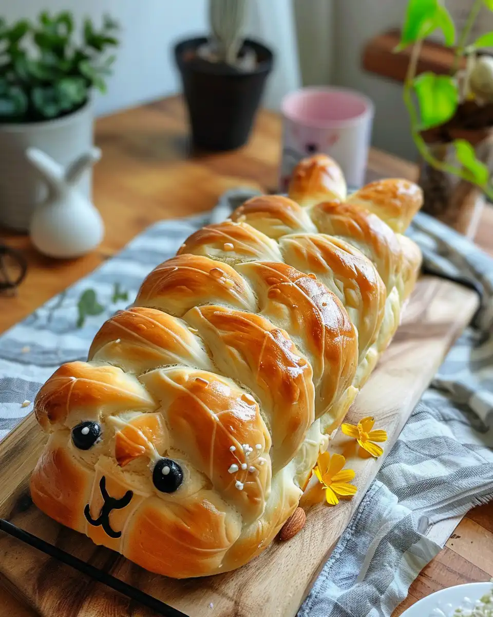 Ingredients including rolls, bread bowls, chocolate chips, and toothpicks for bunny bread