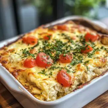 Discover the Comfort of Greek Chicken Casserole taken with iphone 15 pro max --iw 2 --ar 4:5 --v 6.1 --raw