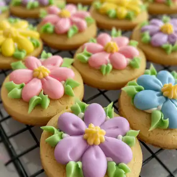 Easter Blossom Cookies taken with iphone 15 pro max --iw 2 --ar 4:5 --v 6.0 --raw