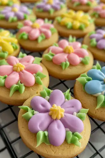 Easter Blossom Cookies taken with iphone 15 pro max --iw 2 --ar 4:5 --v 6.0 --raw