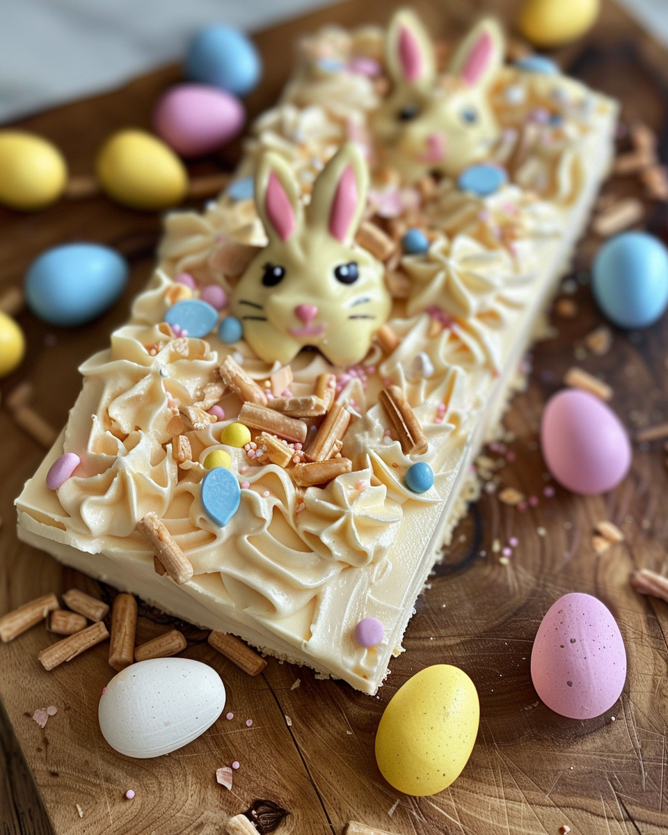 Ingredients for almond bark including M&Ms, Cheerios, and peanuts