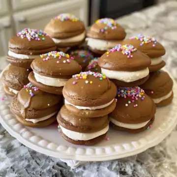 Easter Whoopie Pies taken with iphone 15 pro max --iw 2 --ar 4:5 --v 6.0 --raw