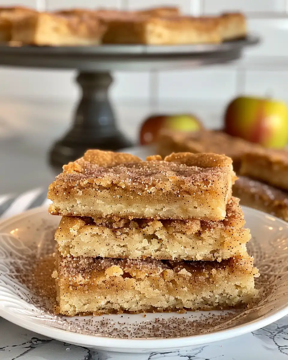 Ingredients for Apple Cinnamon Snickerdoodle Bars ready to mix
