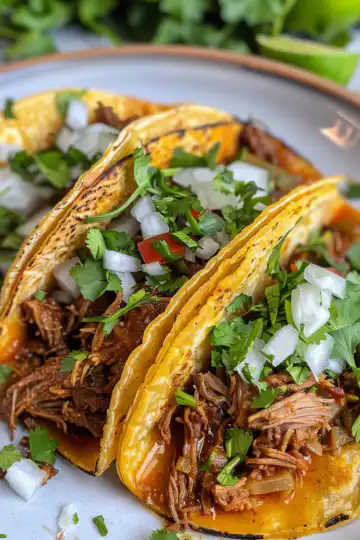 Easy Crock Pot Birria Tacos For You taken with iphone 15 pro max --iw 2 --ar 4:5 --v 6.0 --raw