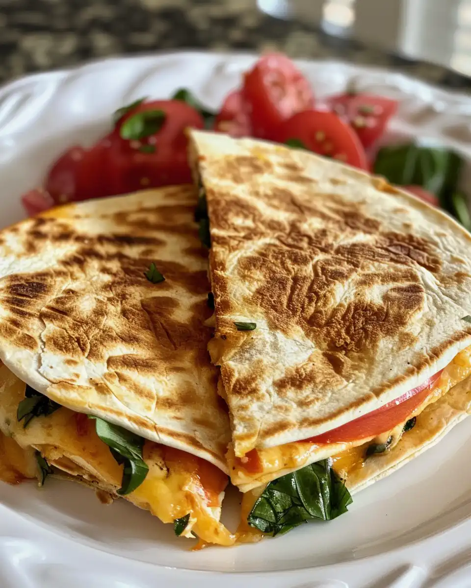 Pressure cooker cooking Mediterranean quesadilla filling