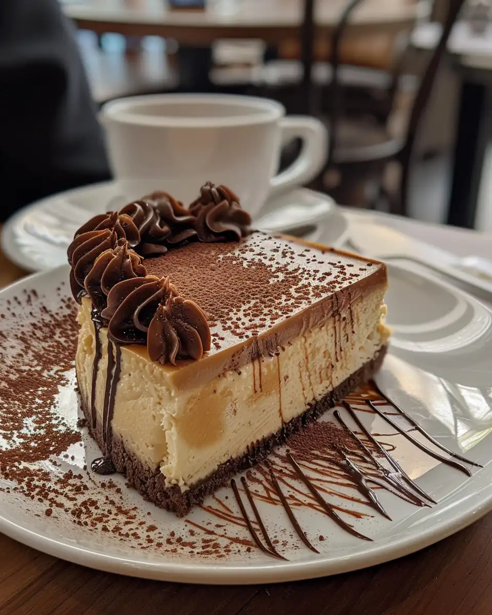 Ingredients for espresso coffee cheesecake including Oreo crumbs and cream cheese