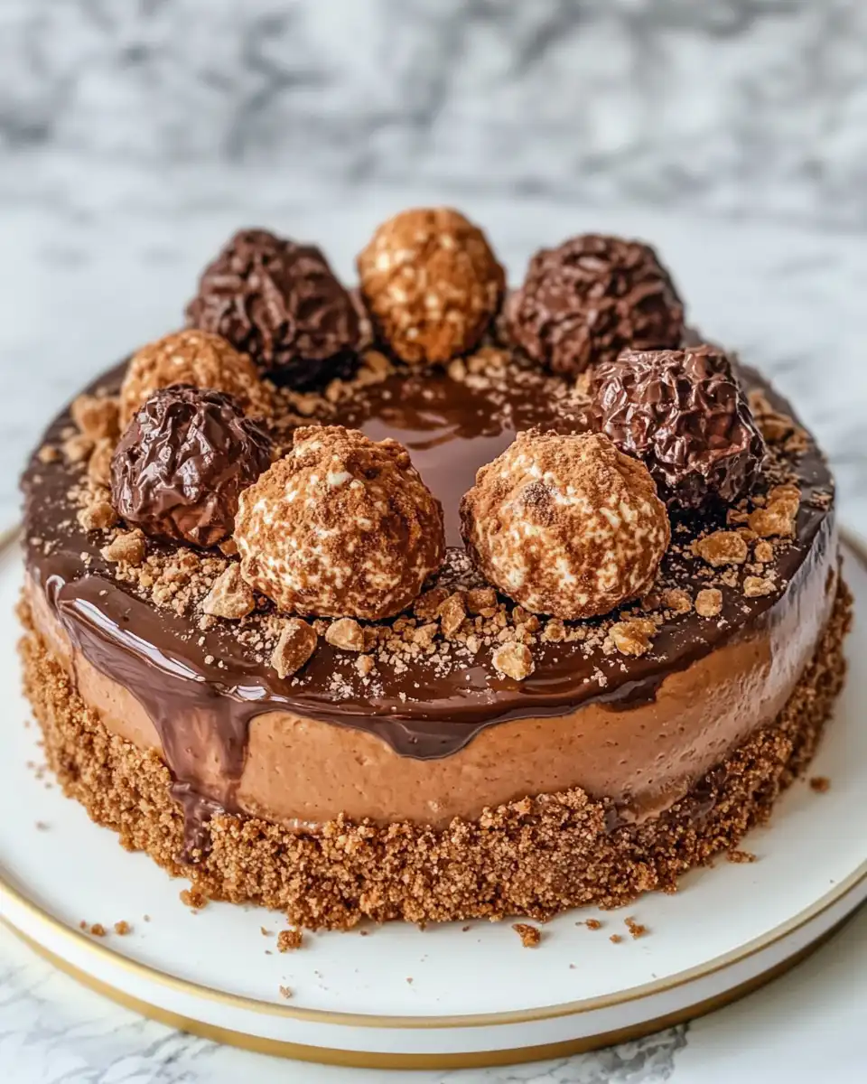 Nutella cheesecake cooling with pressure cooker float valve visible