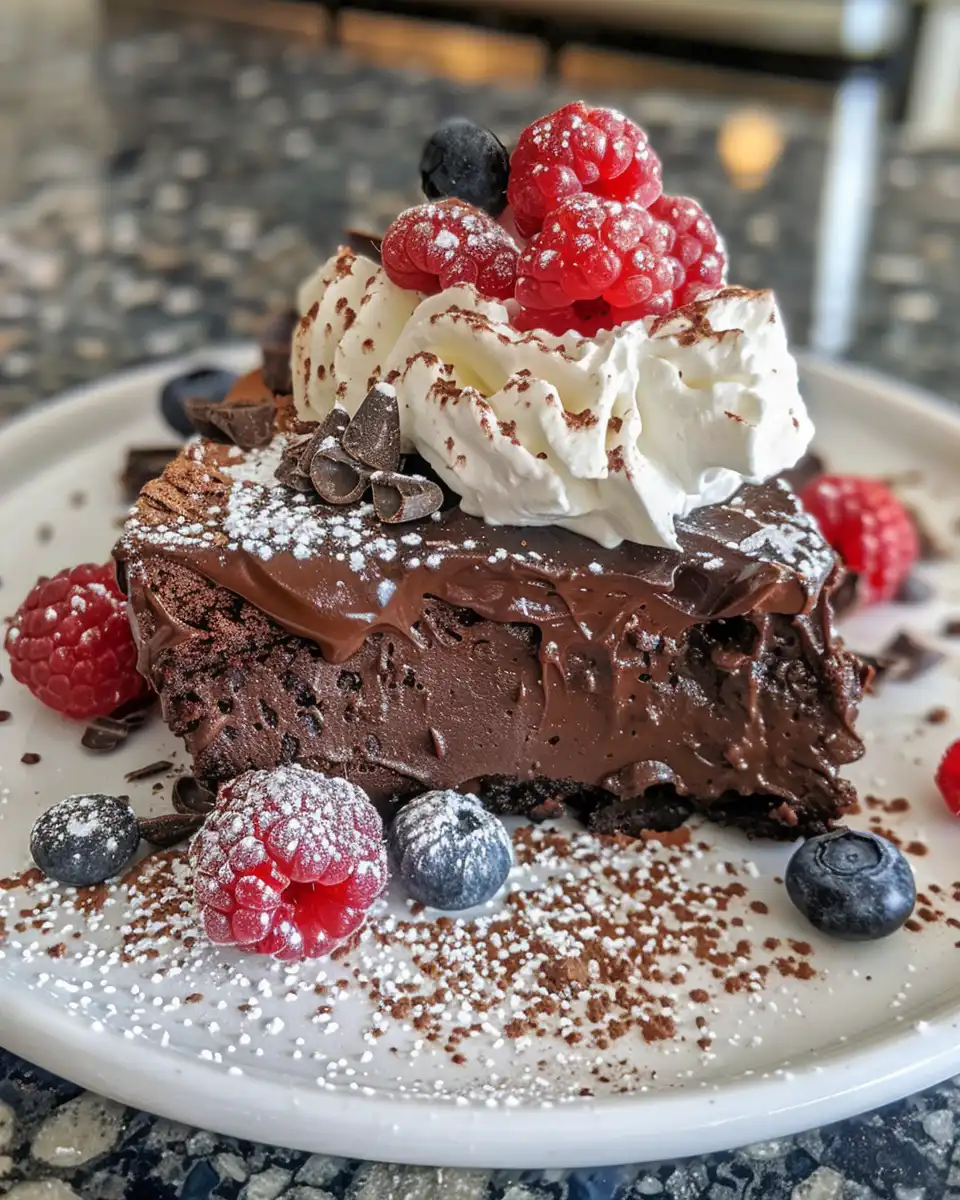 Ingredients for flourless chocolate torte neatly arranged