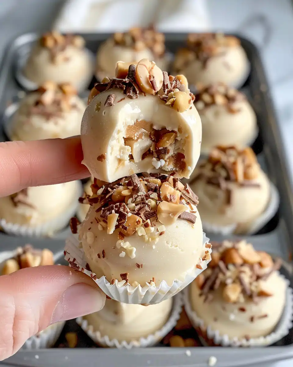 Ingredients for peanut butter yogurt bites including dates and chocolate chips
