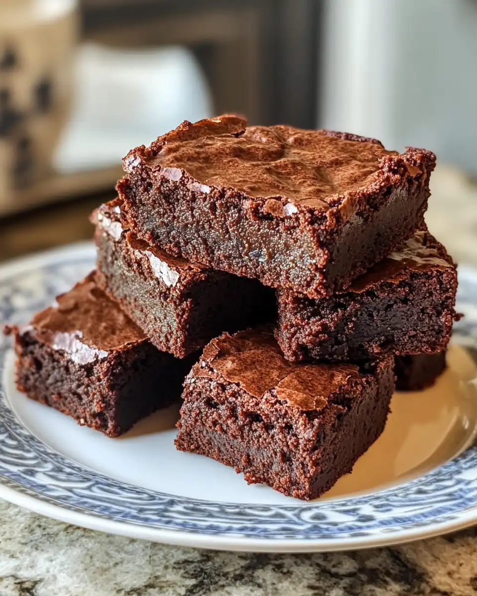 Ingredients mixed for Greek yogurt chocolate brownies batter