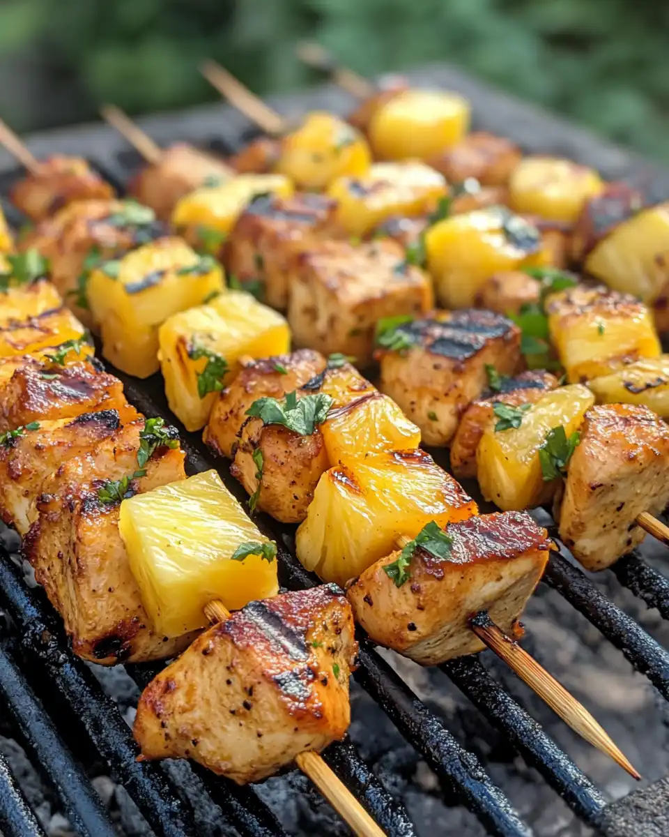 Ingredients for grilled mango pineapple salsa prepared and ready to mix