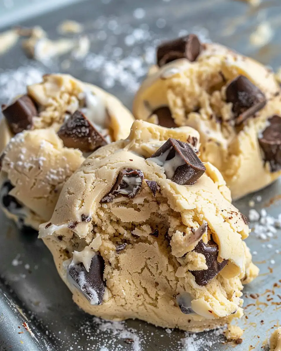 Fresh ingredients for making no bake protein cookie dough