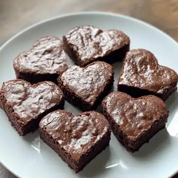 Heart Shaped Brownies Recipe taken with iphone 15 pro max --iw 2 --ar 4:5 --v 6.1 --raw
